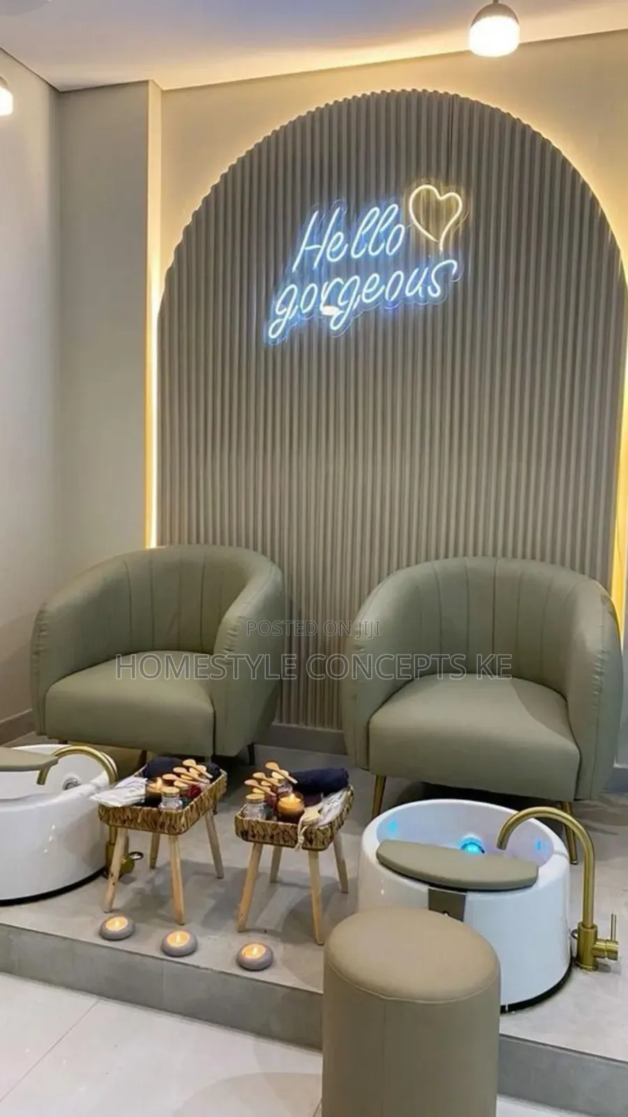Salon Spa Nails Pedicure Manicure Facial Hair Shop Design