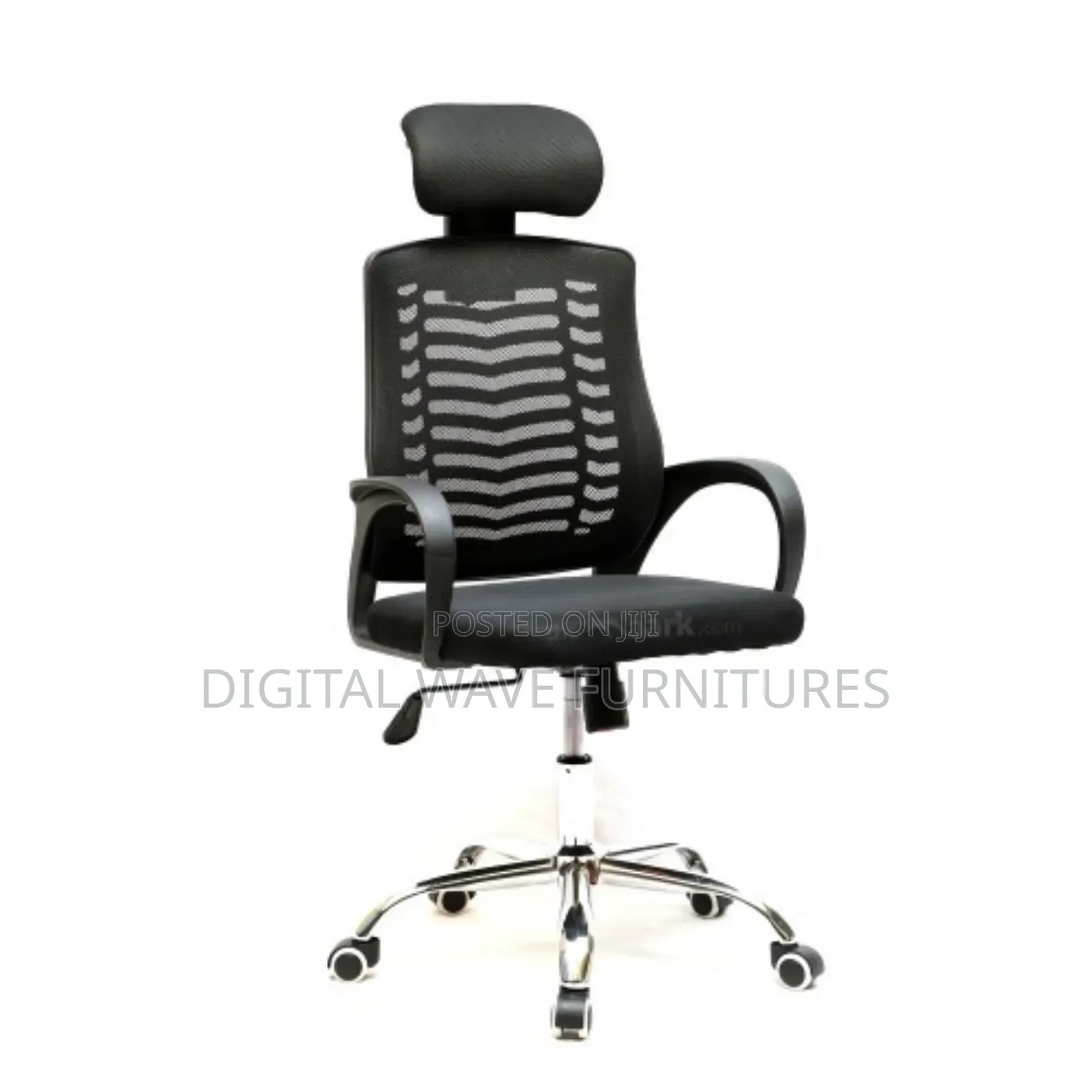 High Back Ergonomic Headrest Office Chair Swivel