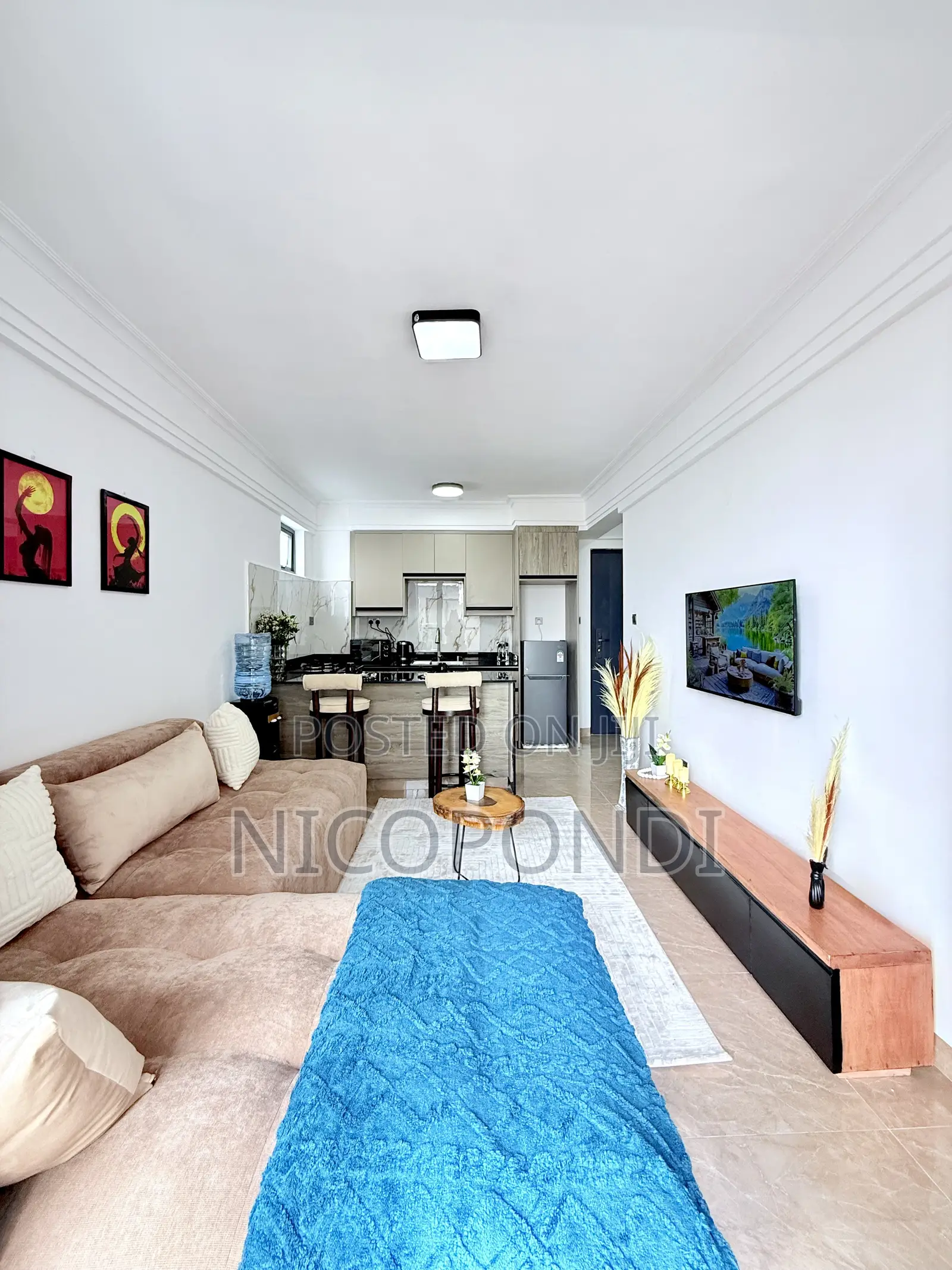 Furnished 1bdrm Apartment in Kilimani, Hurlingham for rent