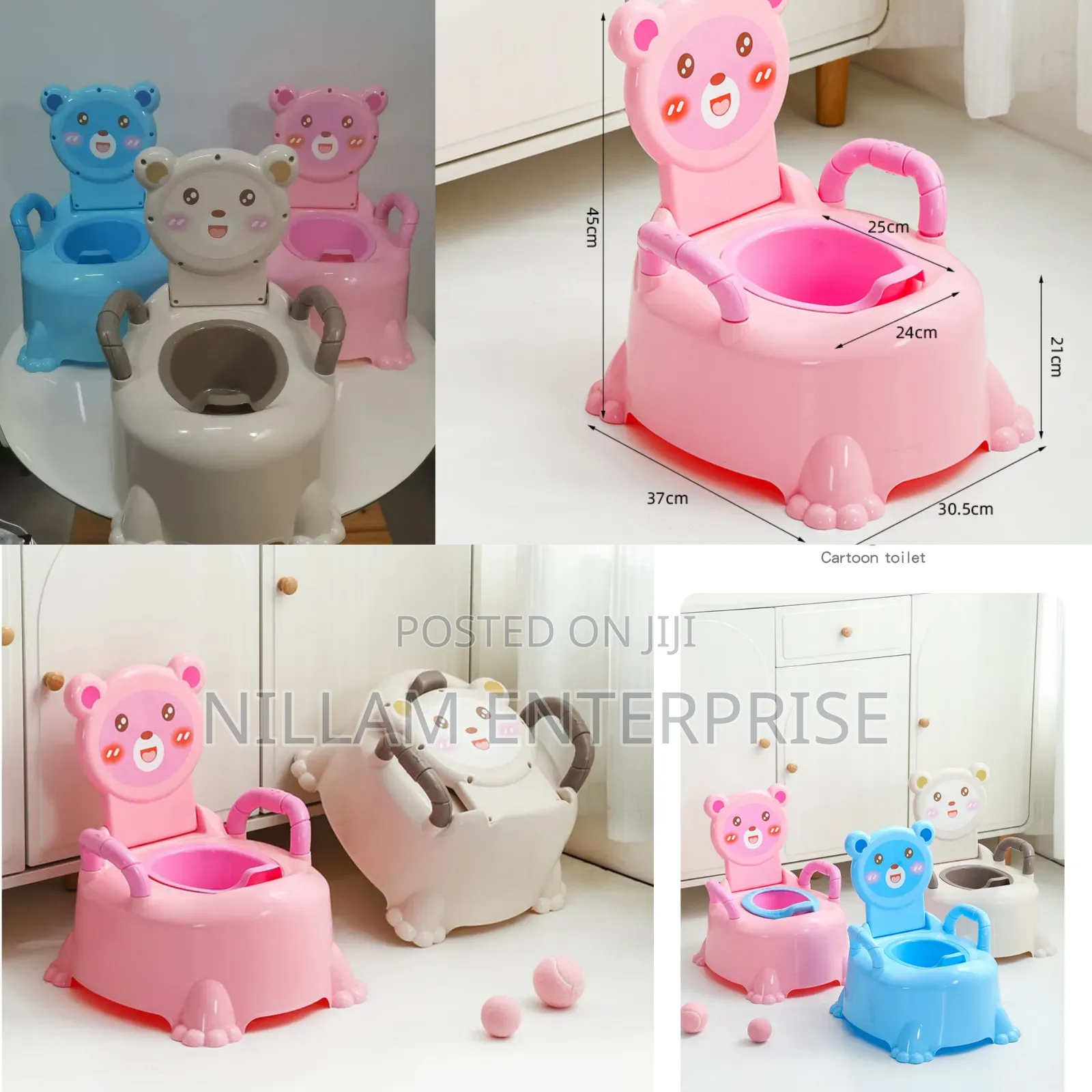 Bear Shaped Portable Baby Training Potty