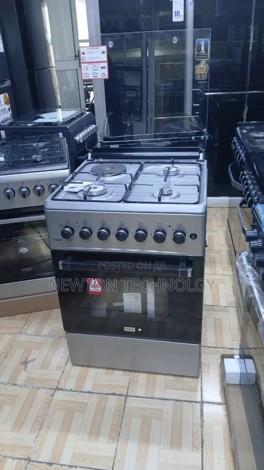 Mika Standing Cooker, 58cm X 6
58cm, 3 Gas 1e Slem