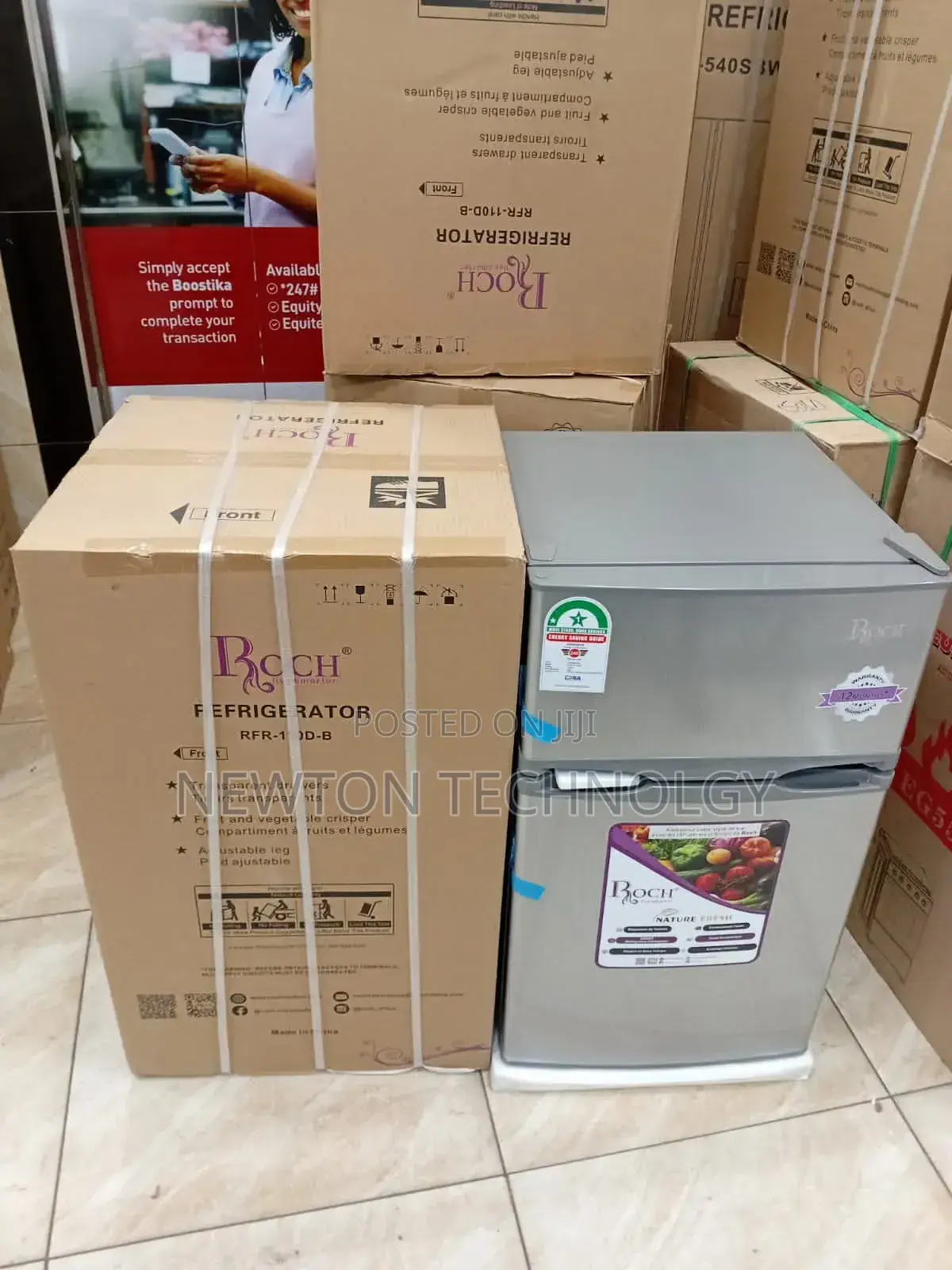 Roch 92litres Doubledoor Fridge