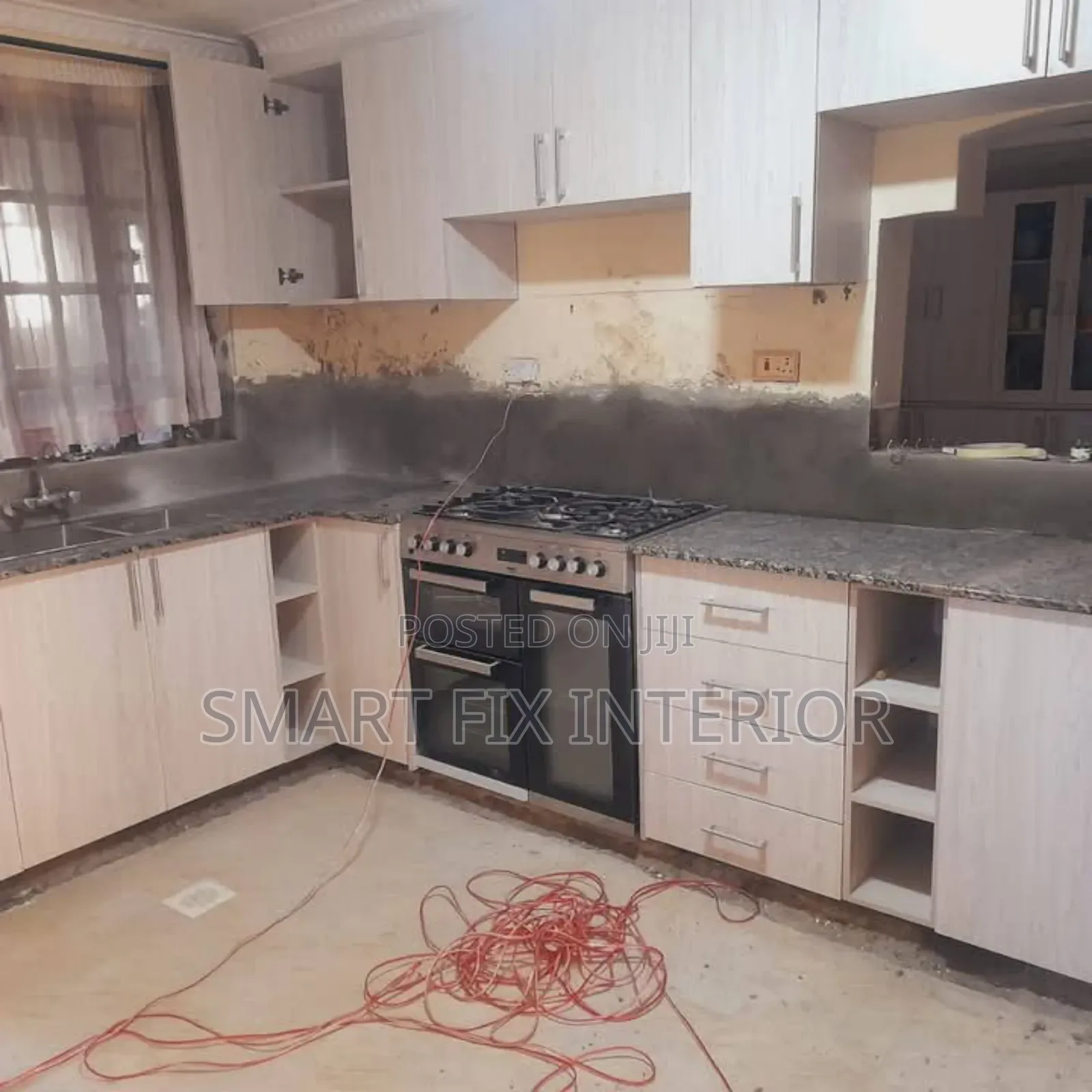 New Design and Installation of Kitchen Cabinets