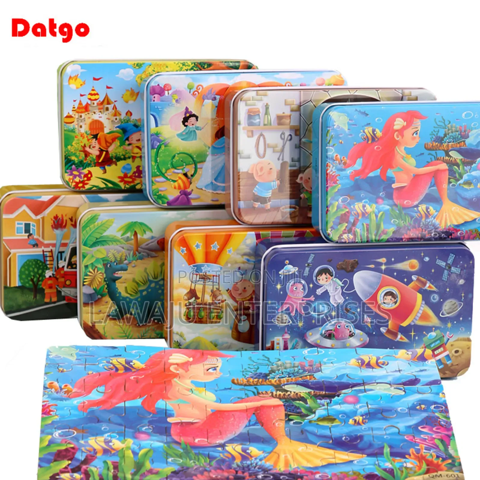 60 Pc Cartoon Theme Wooden  Puzzle