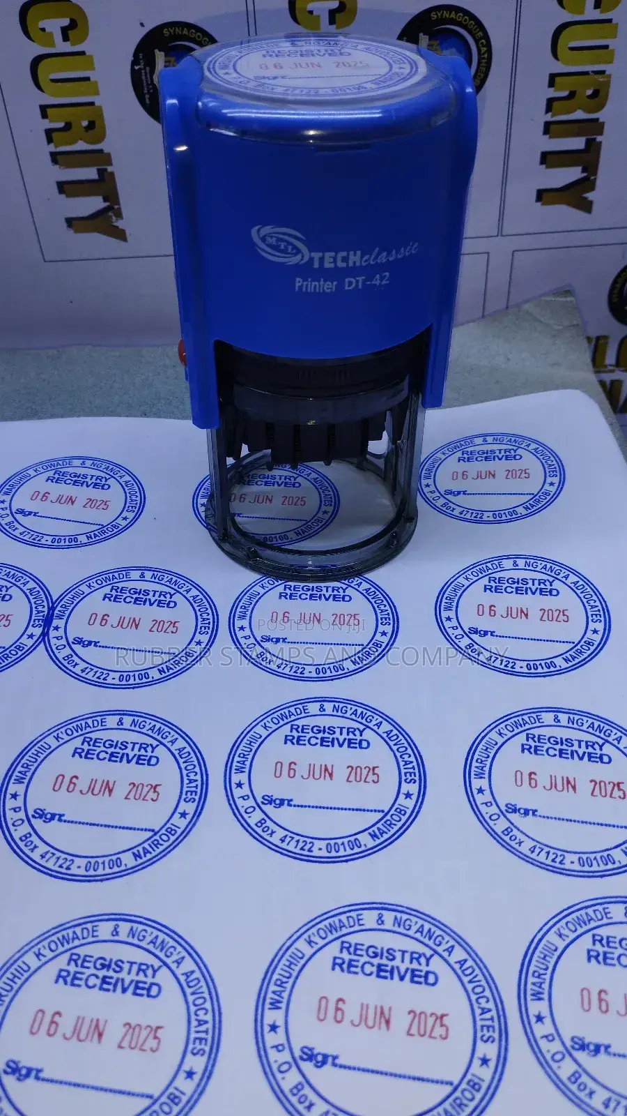 Advocate Rubber Stamps