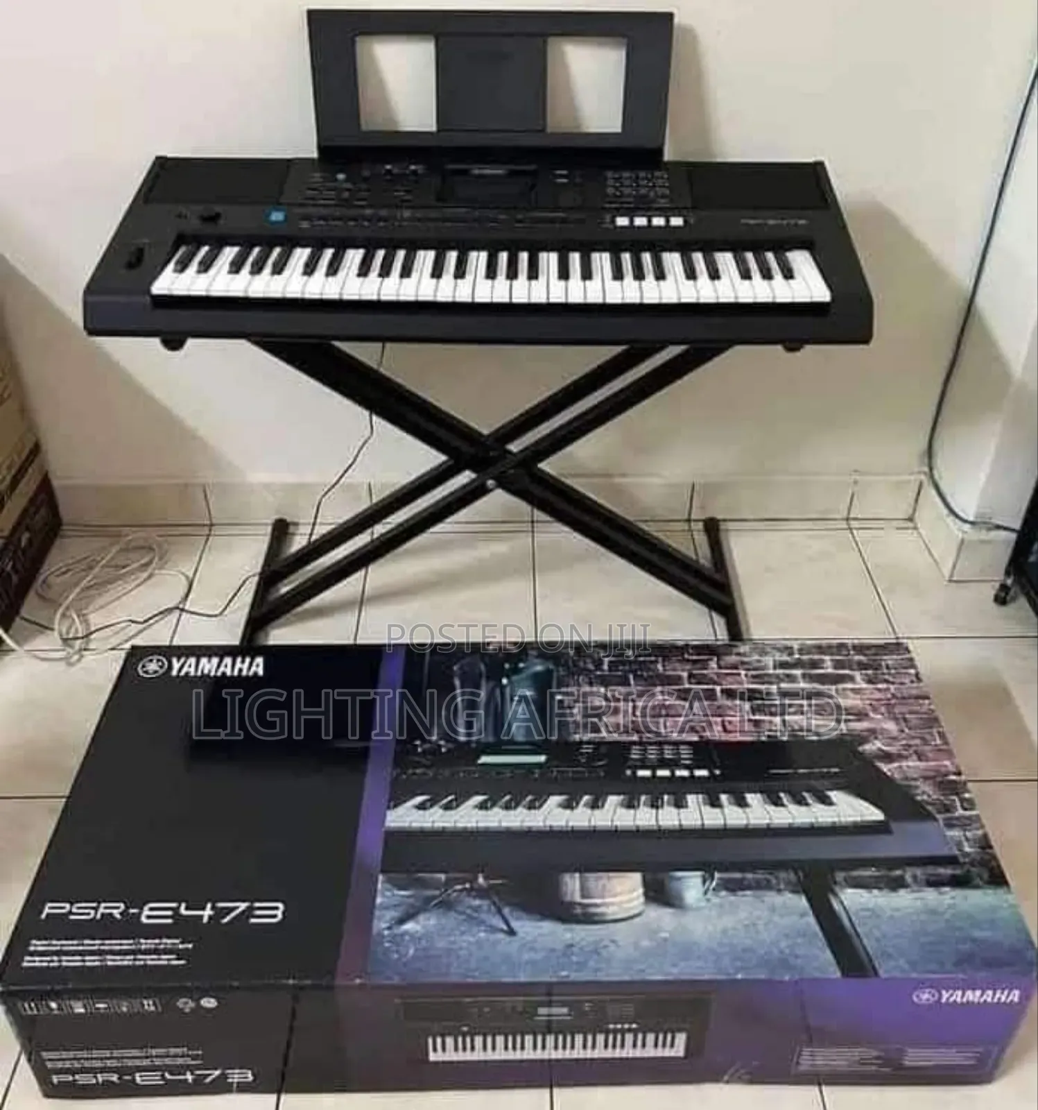 Good New Original PSR E473 Yamaha Keyboard 61 Keys