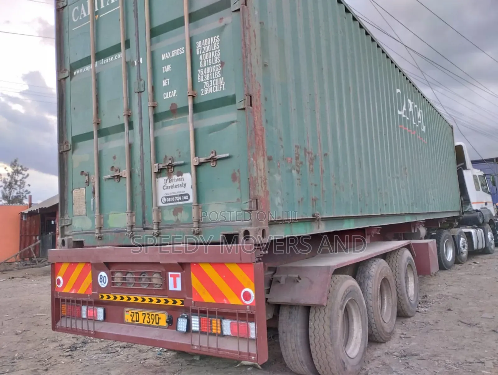 Container Trailer Available for Logistic.