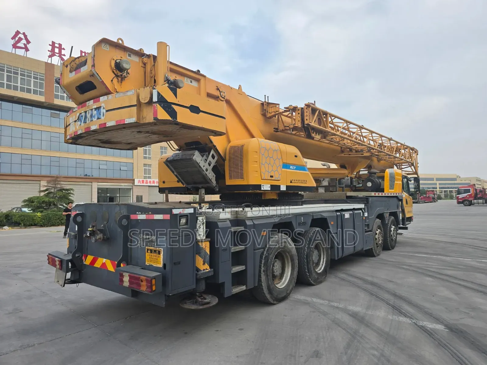 Crane at Hand for Hoisting Services