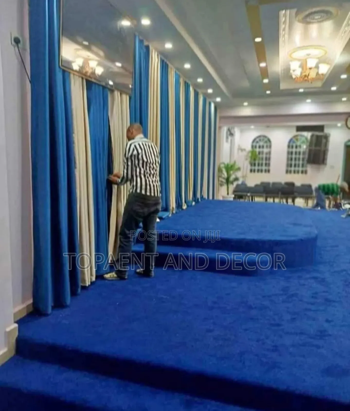 Royal Step Pulpit Designed Wall to Wall Carpet