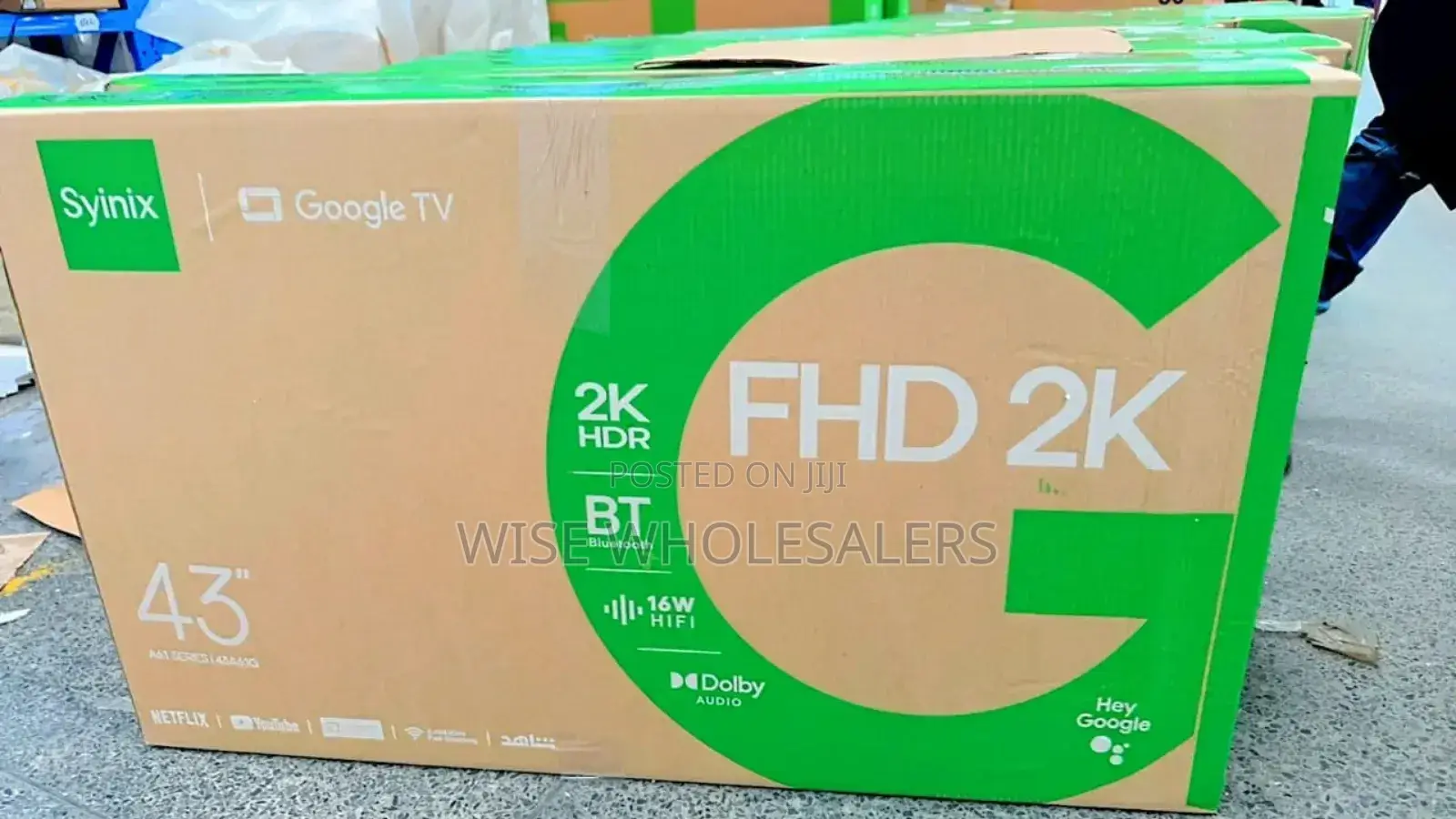 Syinix 43 Google Tv Fhd 2k
✅A+Panel For Quality Pictures