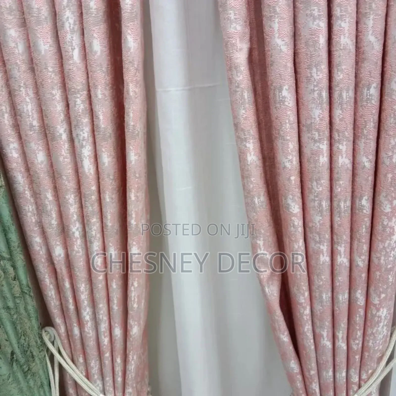 Pink Classic Curtains