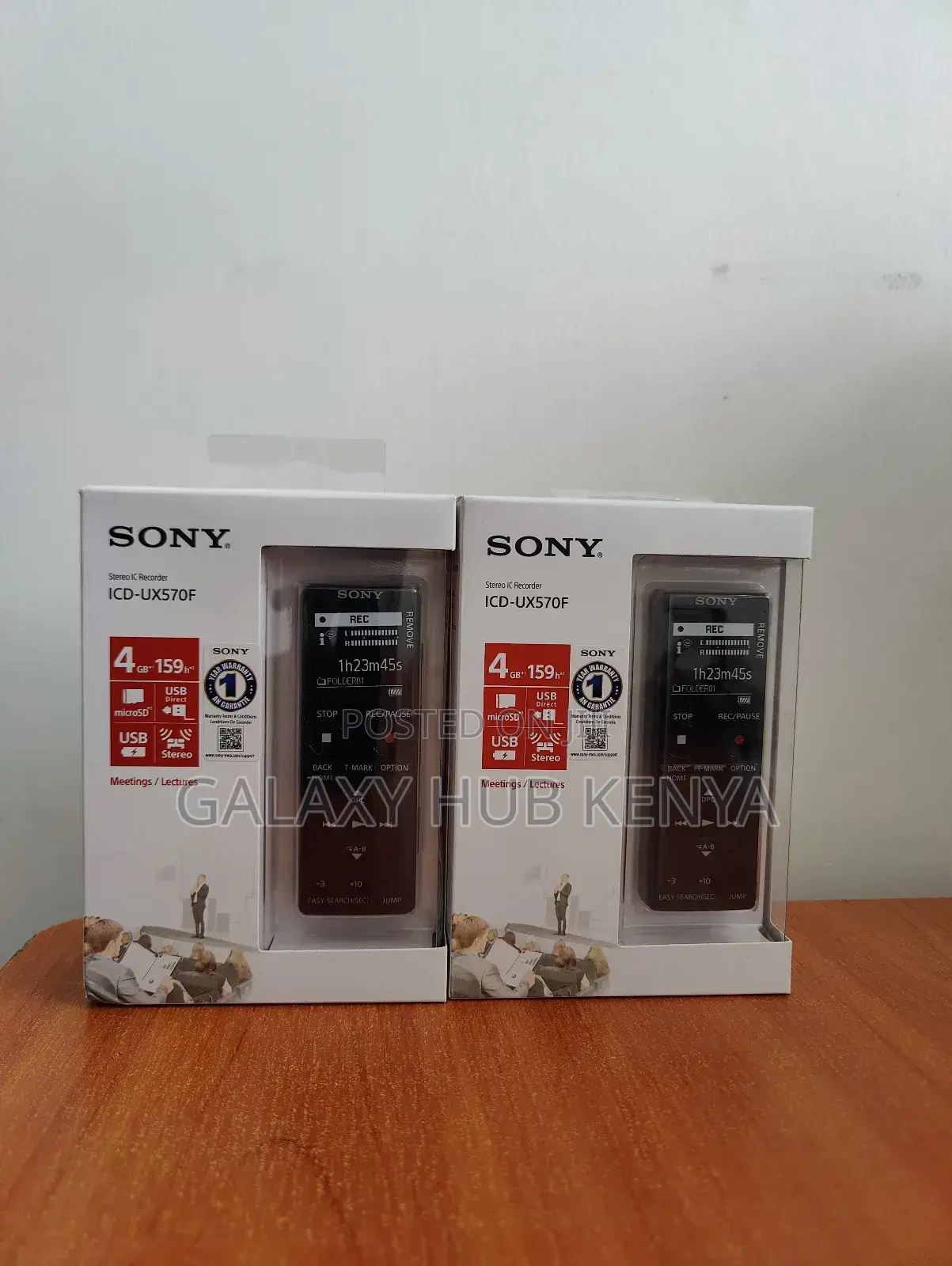 Sony Icd-Ux570 Digital Voice Recorder Usb With 4gb