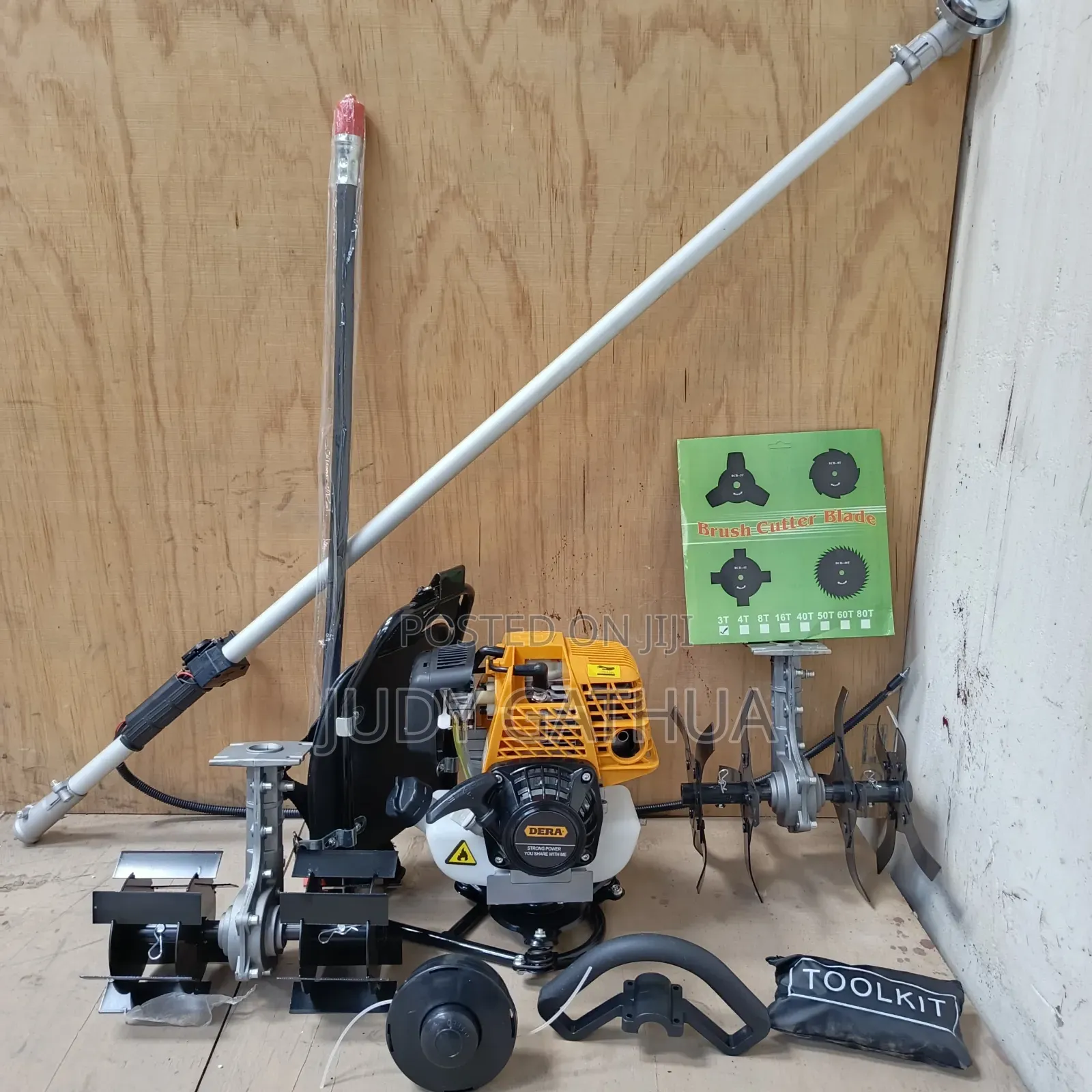 Brush Cutter With Tiller
