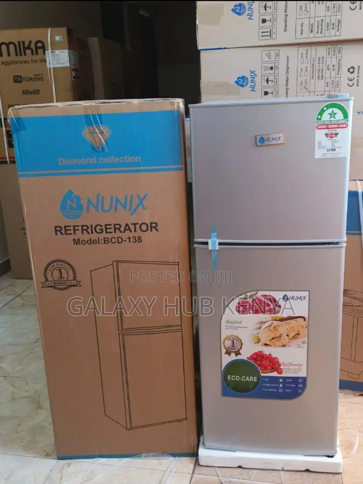 Nunix BCD-138 138l Fridge