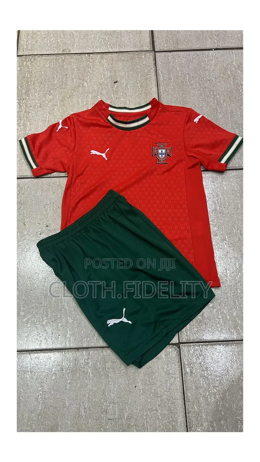 Portugal Home Kids Jersey 25/26