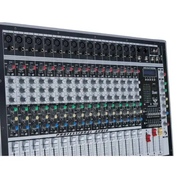 Channel Max Powered Amp Mixer 16dsp