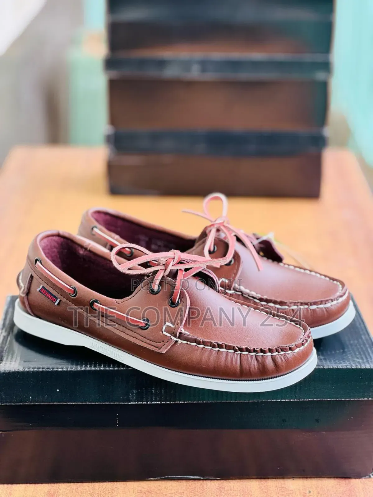 Original Leather Loafer Boat Sebago Casual Loafers Shoes