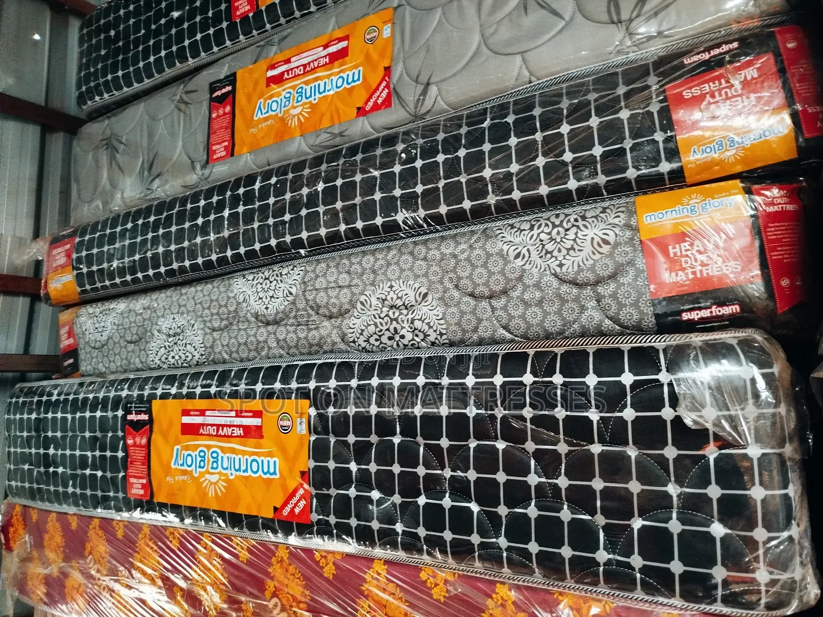 6by6 High Density Quilted Mattresses + Free Home Delivery