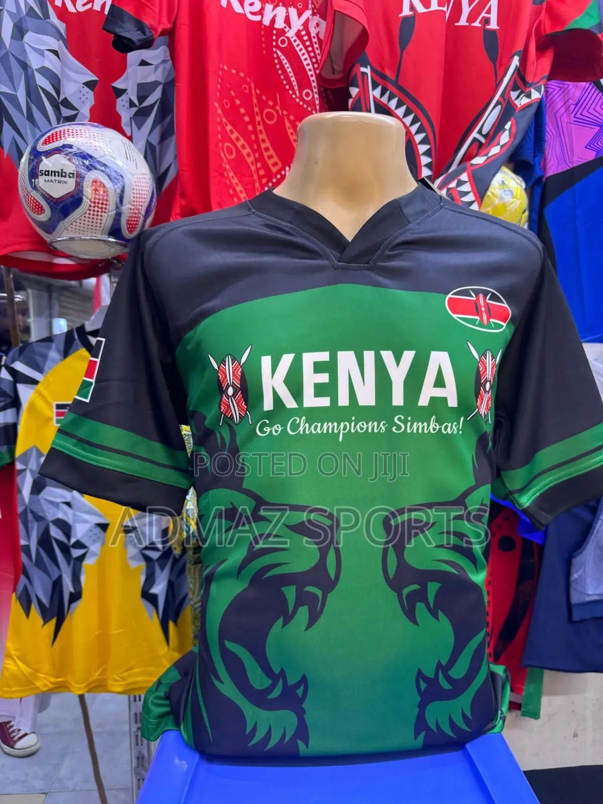 Simba's Red Rugby Kit
