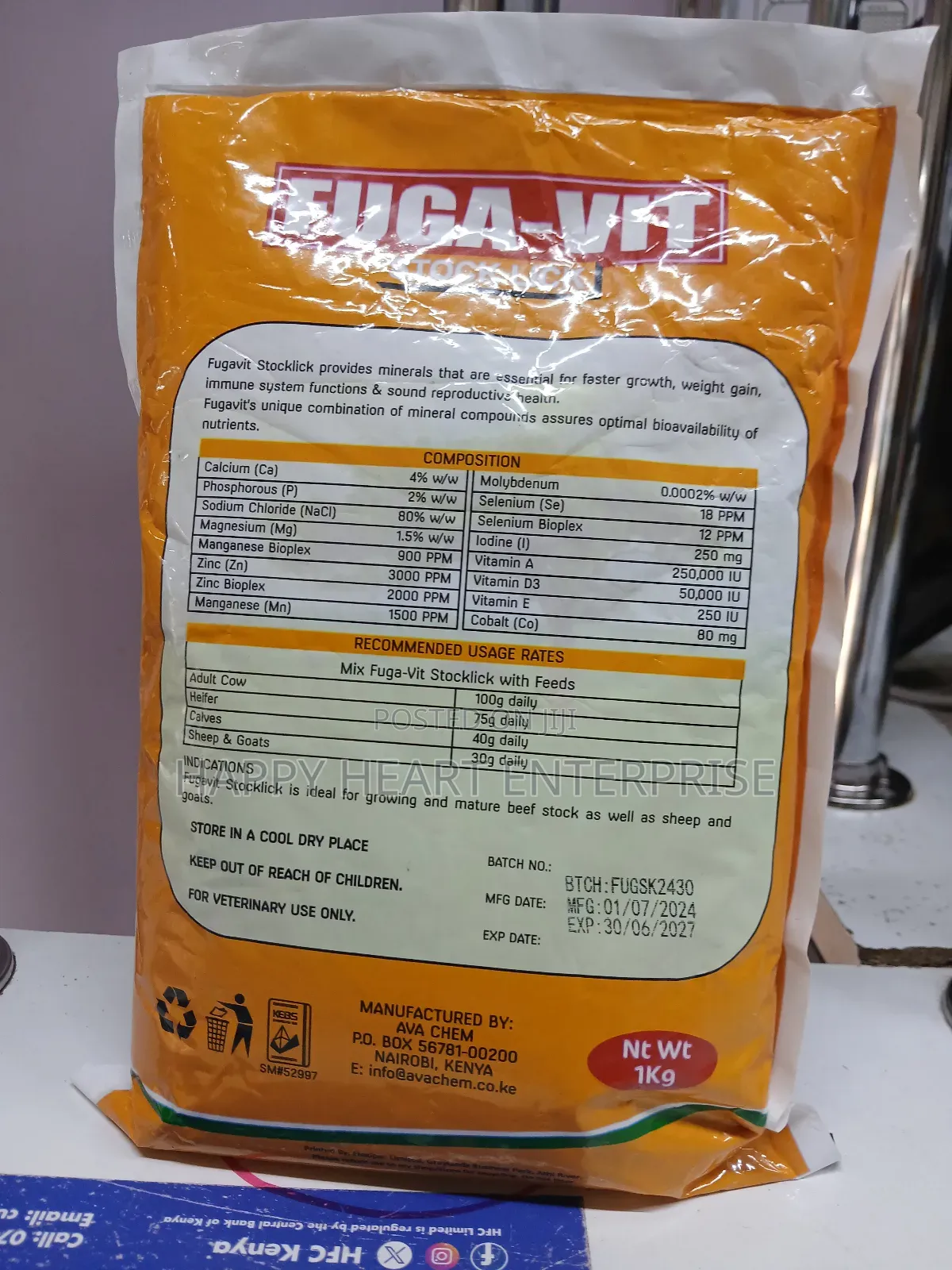 Fugavit Stocklick 1kg