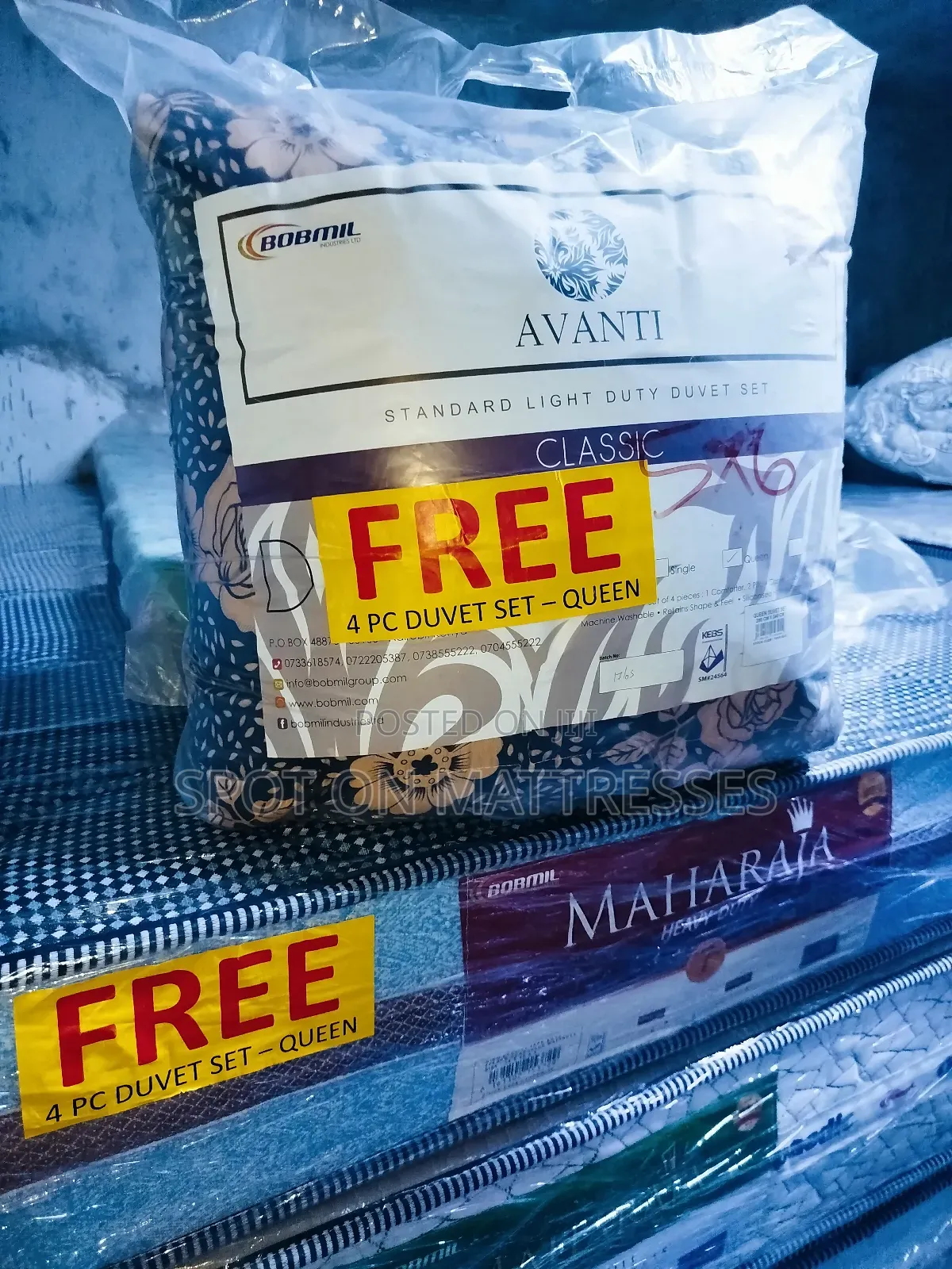 Special Offer! Bobmil Heavy Duty Mattress + Free 5×6 Duvet.