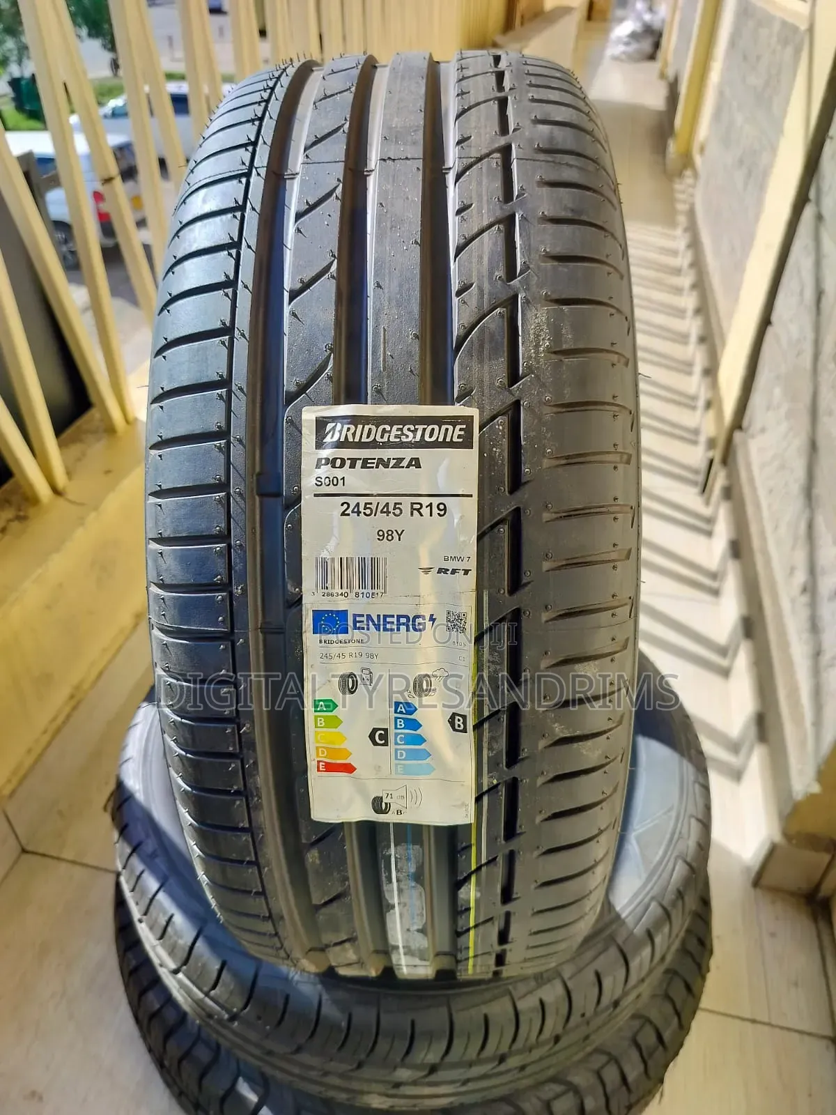 245/45r19 Bridgestone Tyres Brand New Run Flat