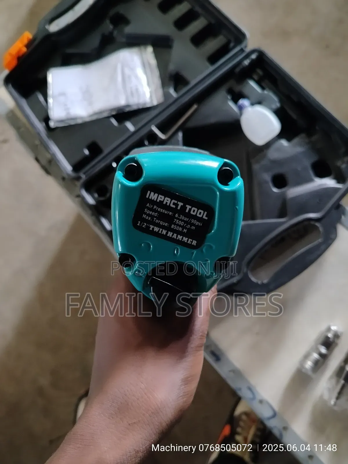 Impact Wrench Half Inch With Accessories.