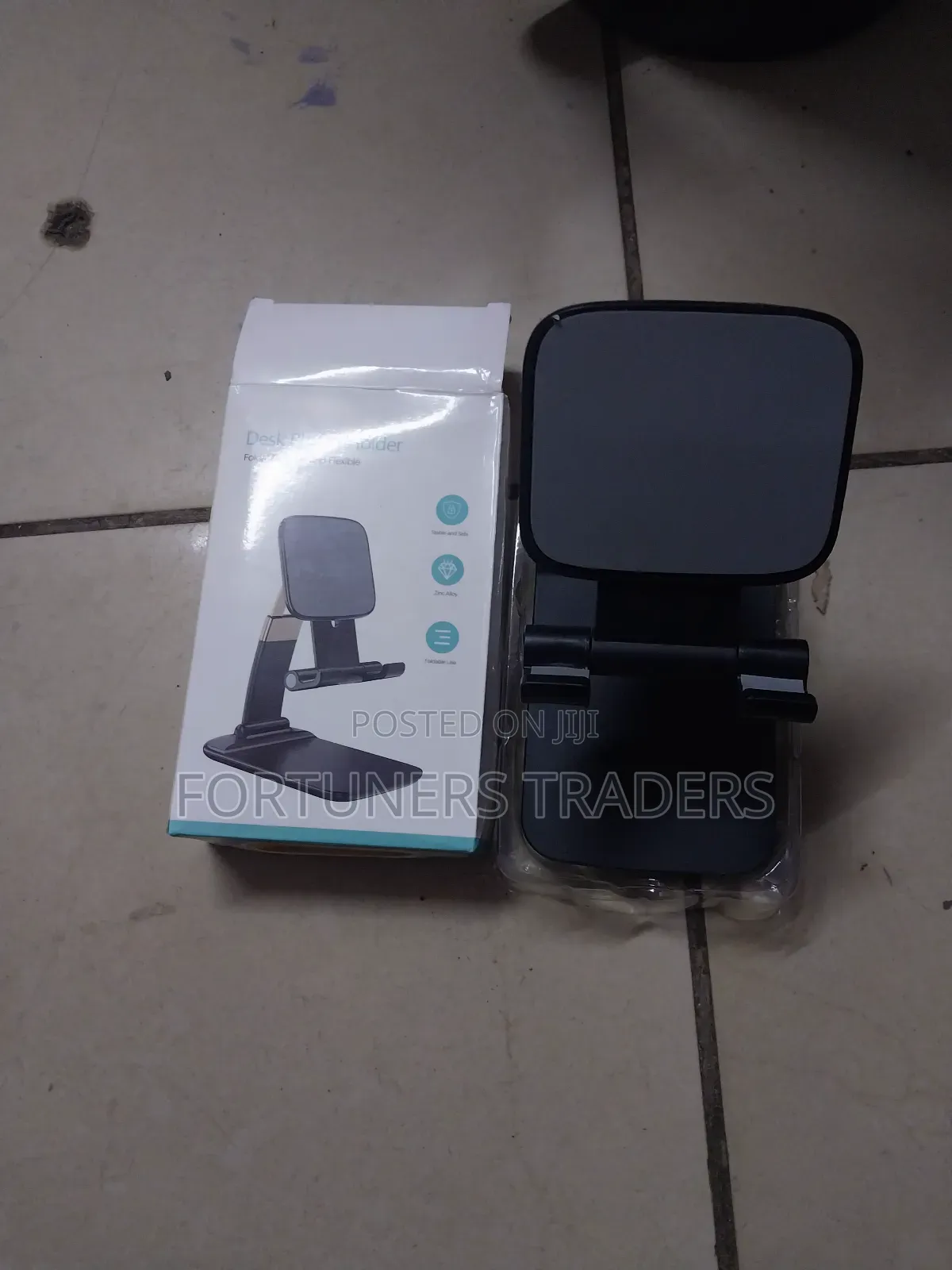 Foldable and Adjustable Desk Phone Holder