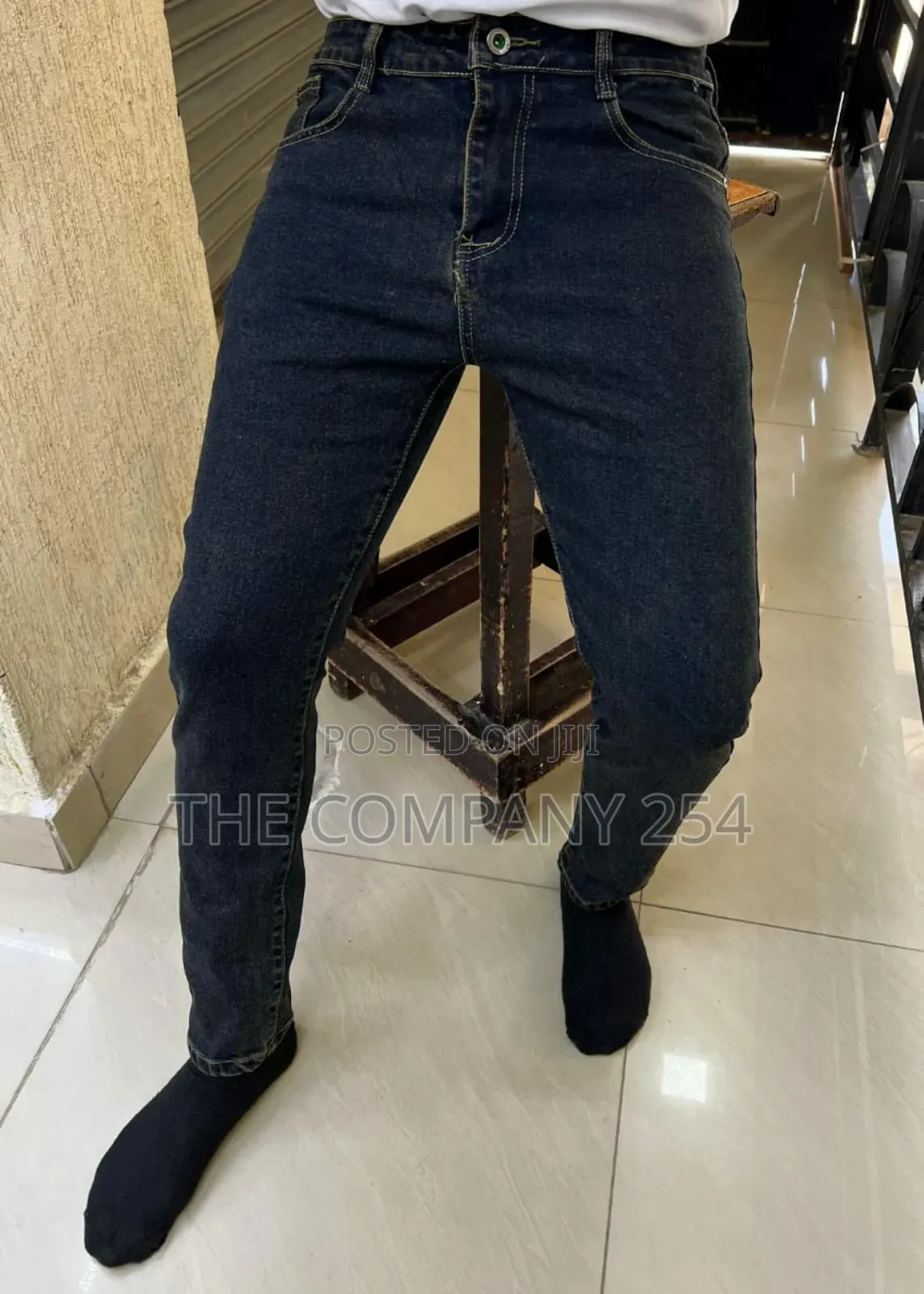 Quality Casual Plain Denim Made Jeans Trousers