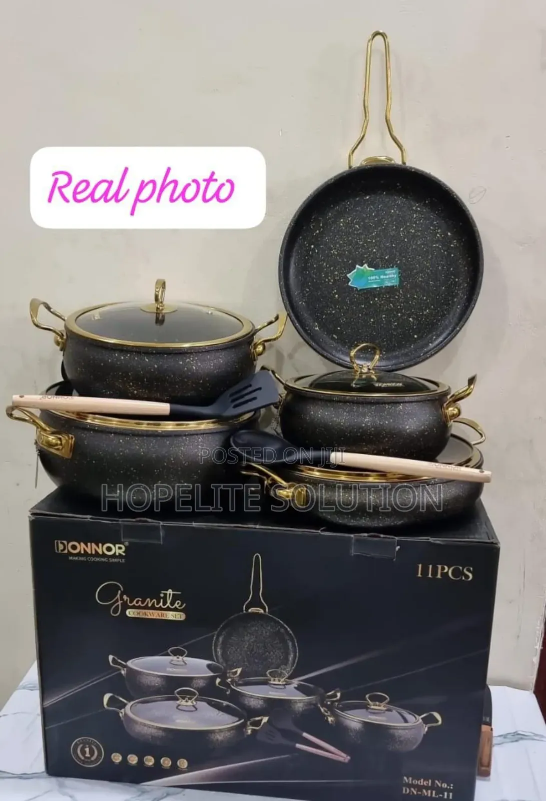 Heavy Elegant Granite Cooking Pot