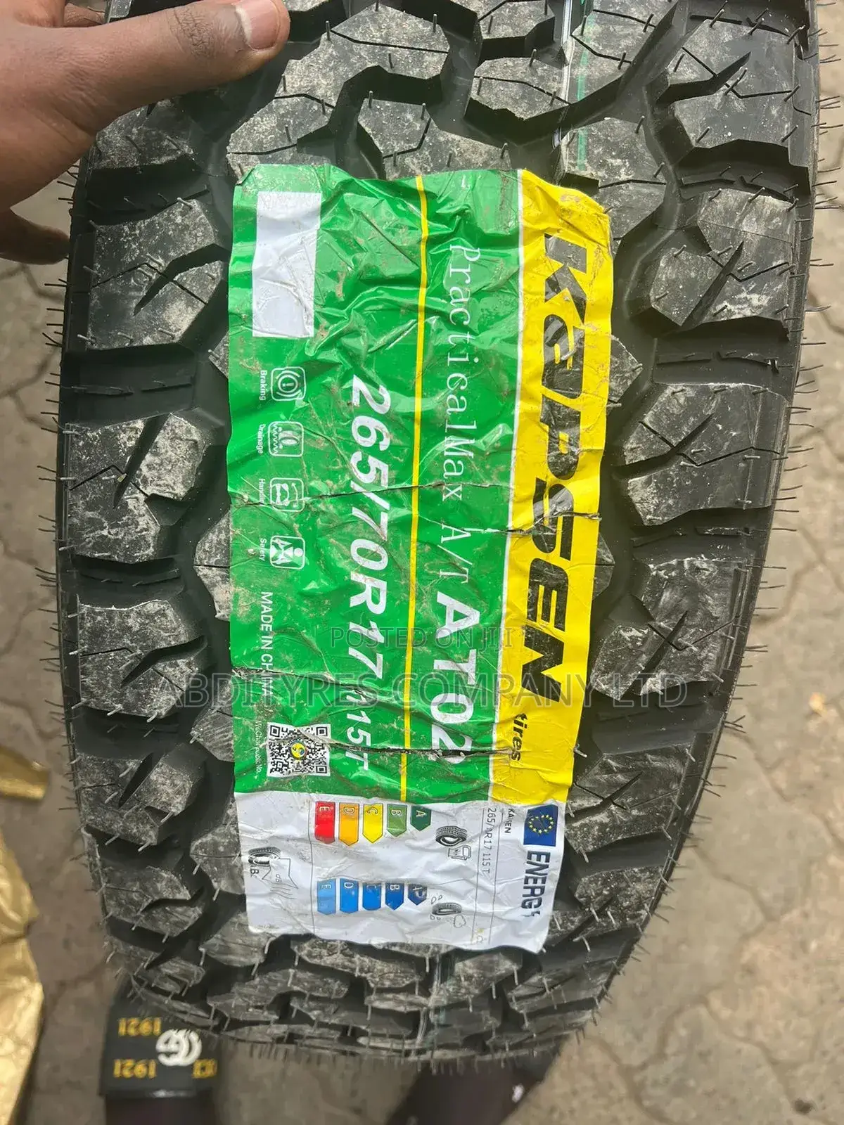 265/70r17 Kapsen