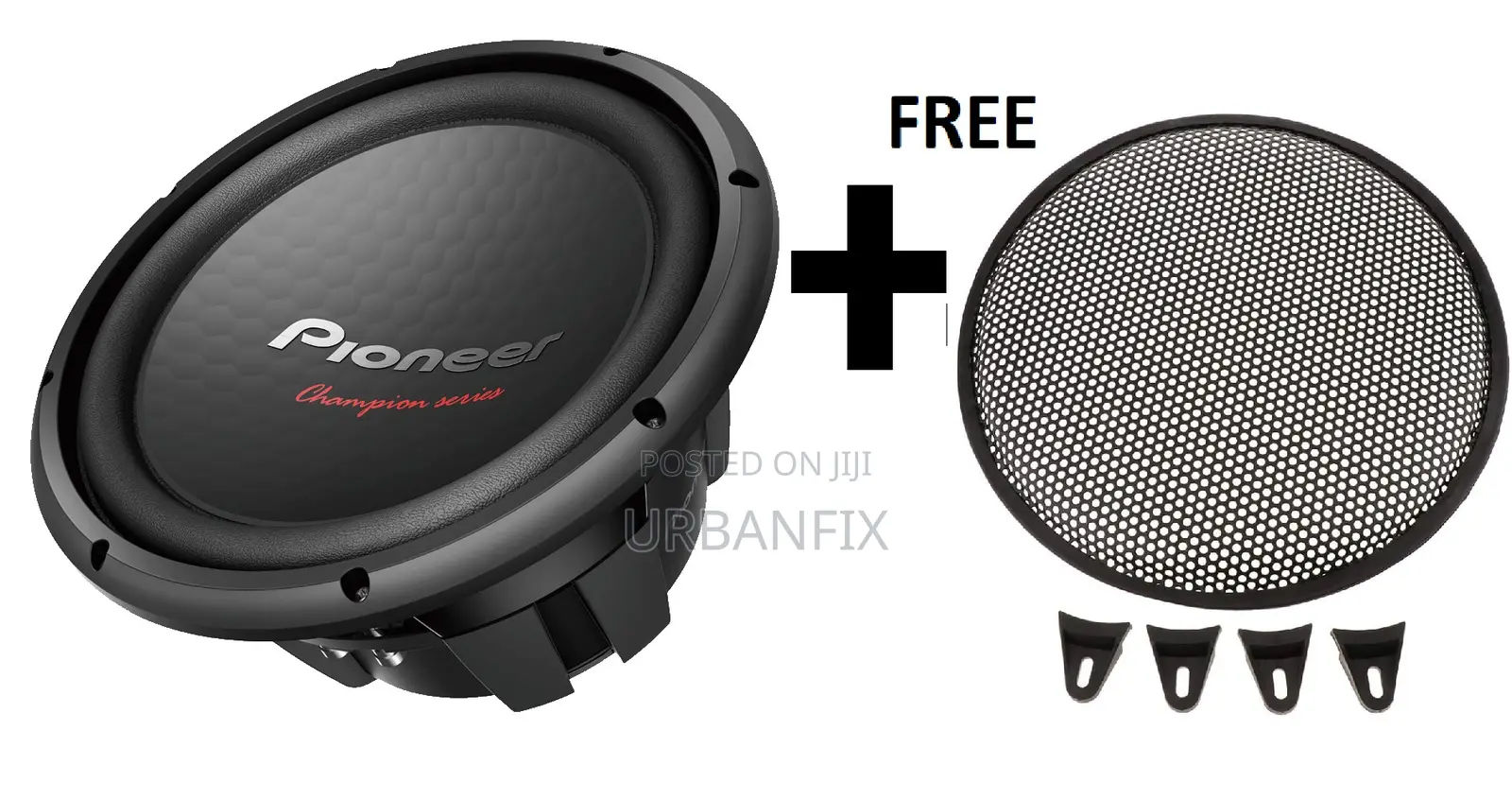 Pioneer 1600watts Double Coil Bass Subwoofer+ Free Grill