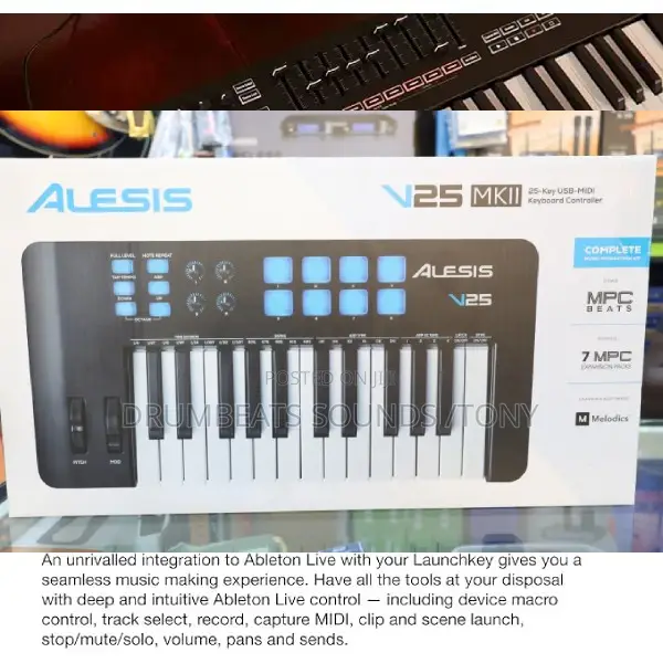 42 Alesis V25 Mkii Usb Midi Controller 28000