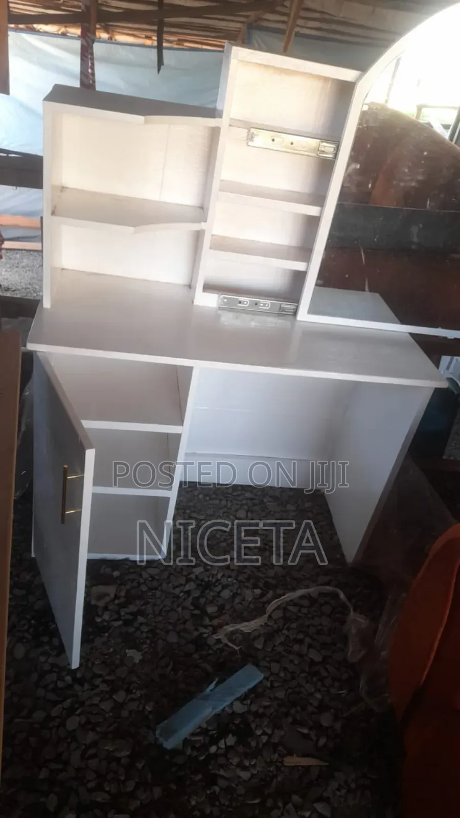 Dressing Mirror White Paint Available