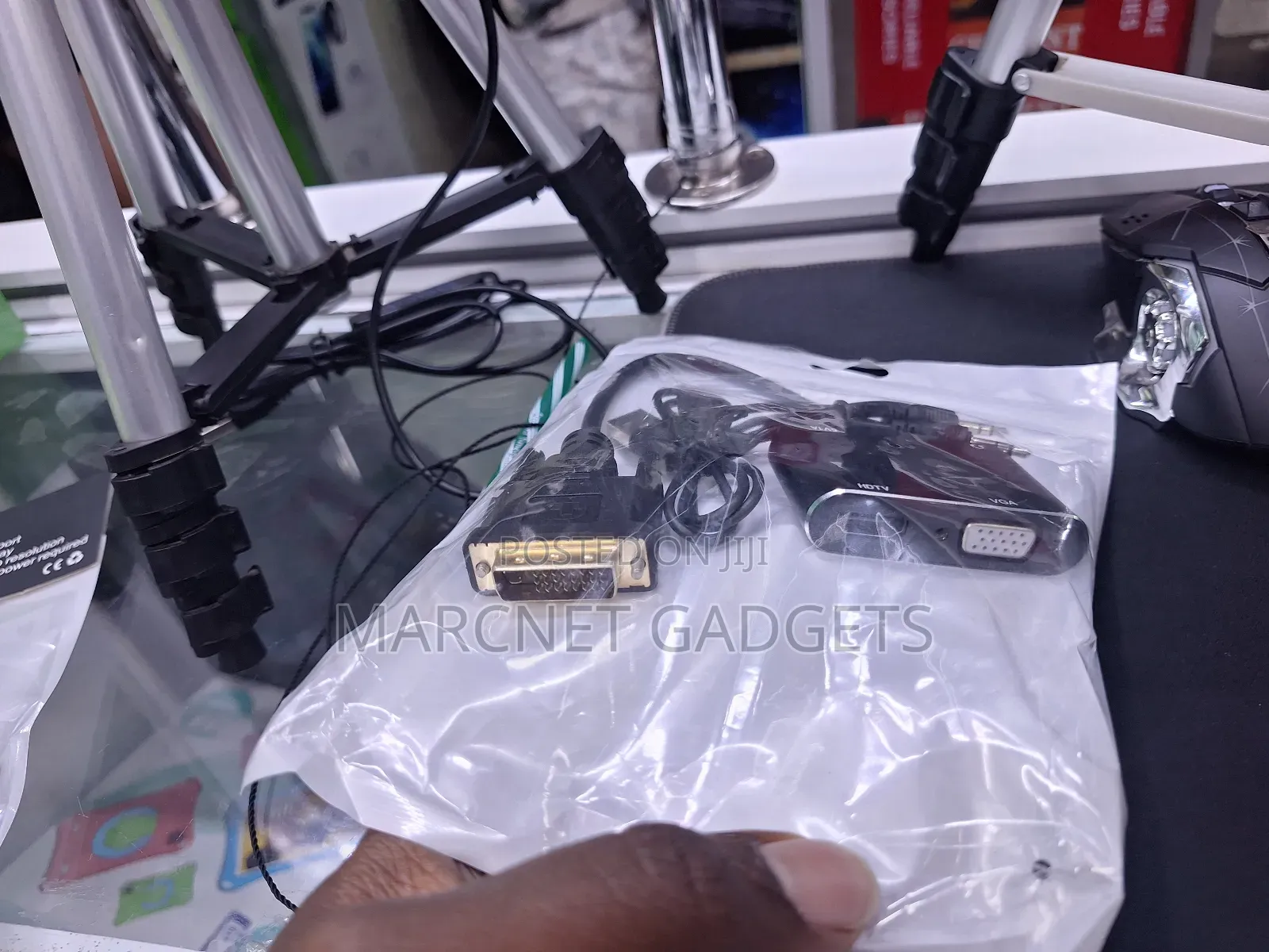 Dvi to Hdmi + Vga + Jack Audio With 5v High Speed