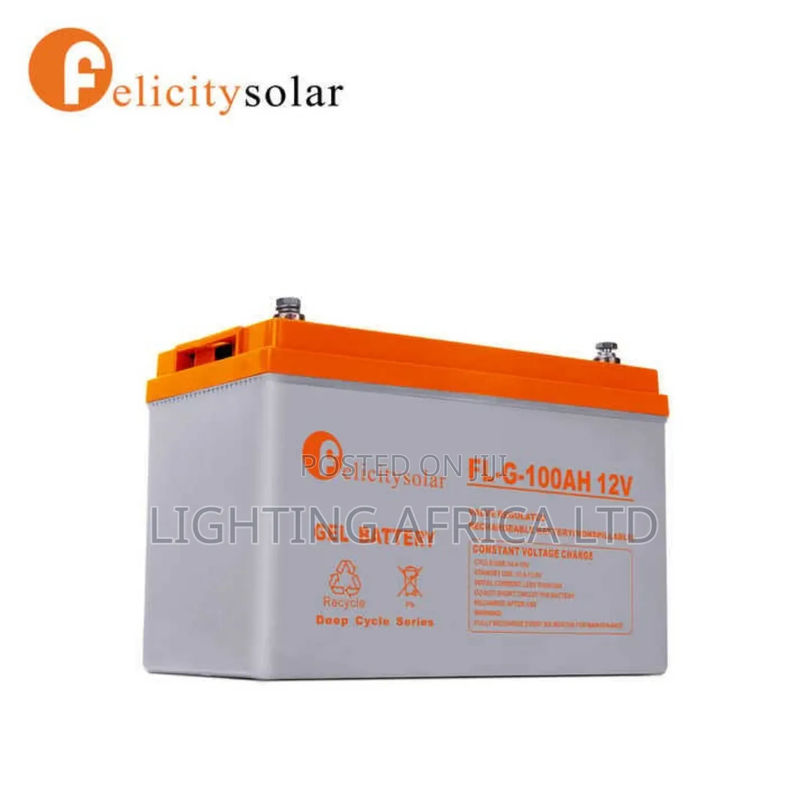 100ah Felicity Gel Solar System/Backup Heavy Duty Battery