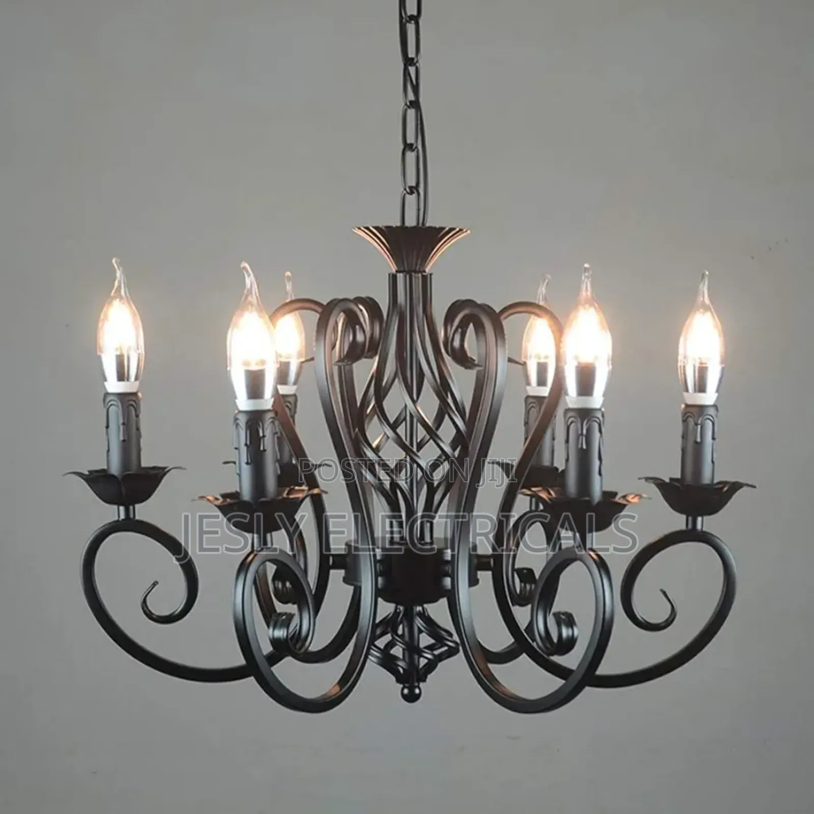 Retro Industrial Style Multi Lights Ceiling Lamp