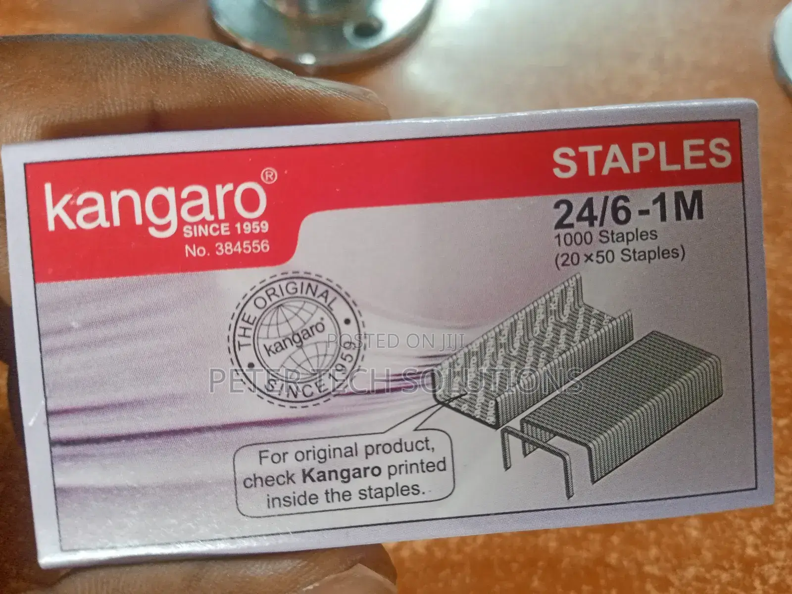 Kangaro Staple Pins No. 24/6 1000 Pins
By Kangaro