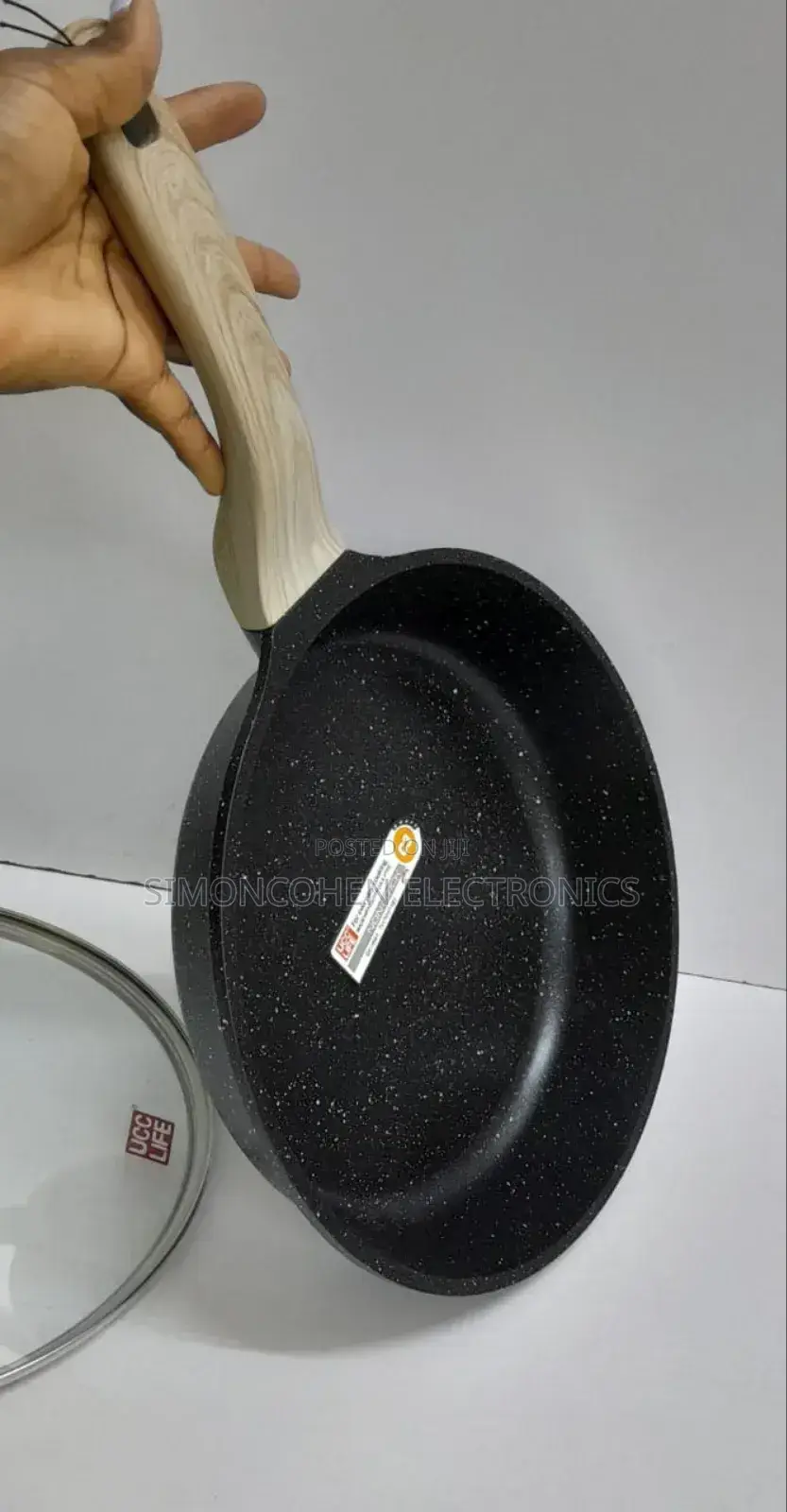 Ucc Heavy Guage Granite Frying Pan