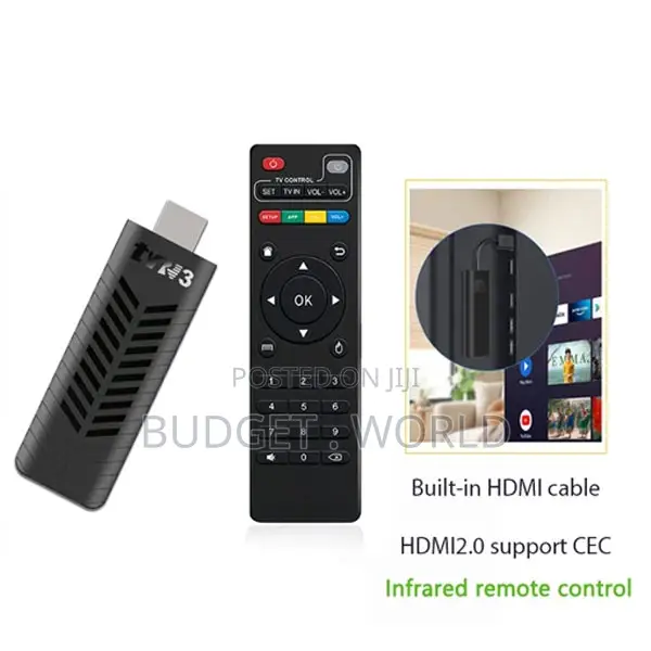 Best -Tv Box TVR 3 Type Stick – Android Firestick Q3 8+64gb