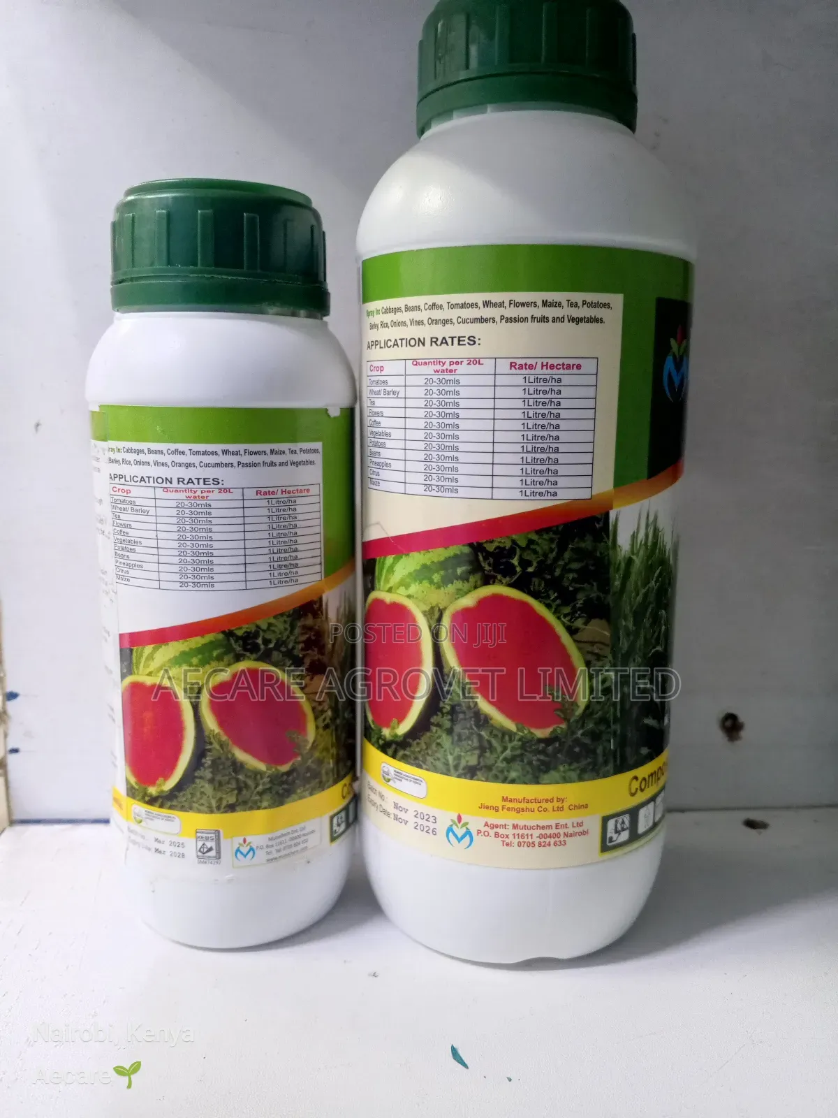 Hyrich Foliar Fertilizer 24:24:20 + Te 500ml, 1litre