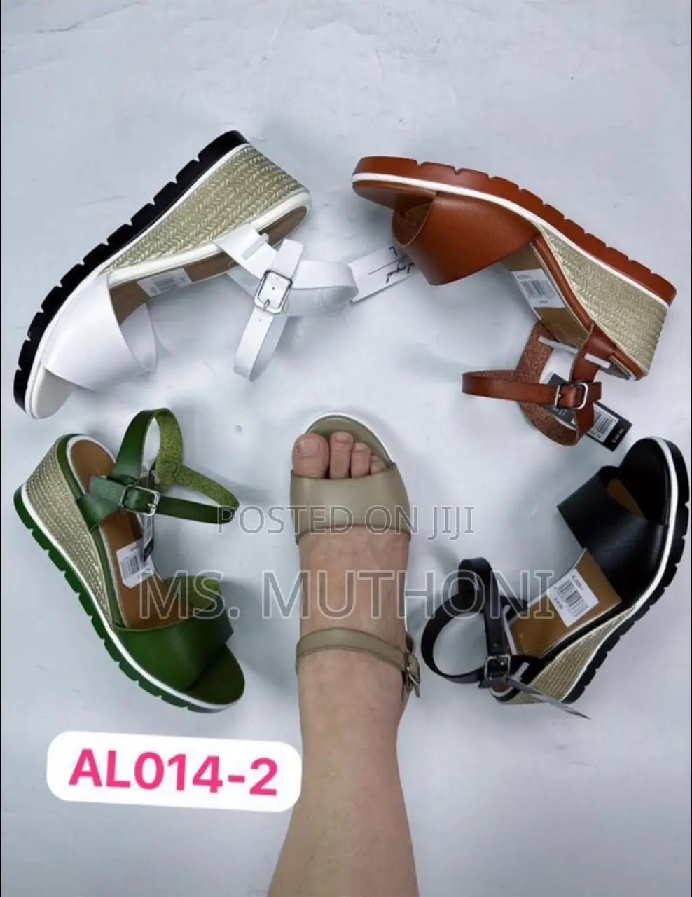 Assorted Designs Ladies Wedge Shoes Size 37-42