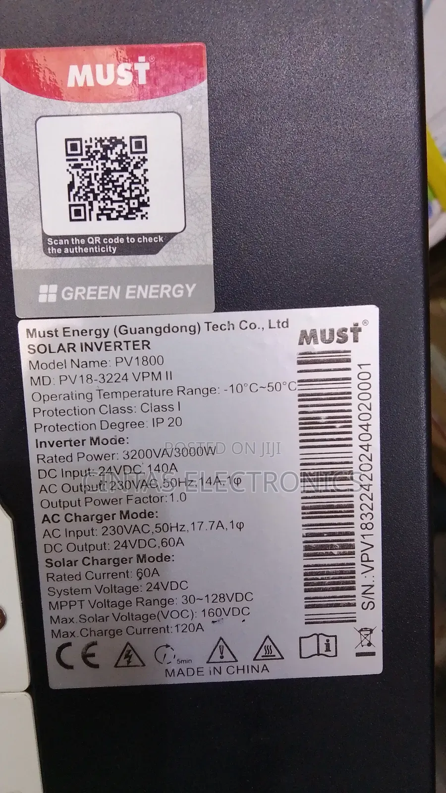 3kva Must Hybrid Inverter