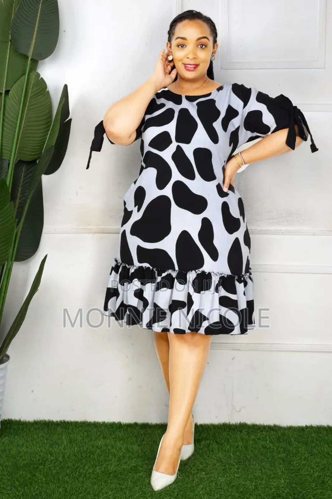 Elegant Shift Dress/Plus Size Stylish Dress