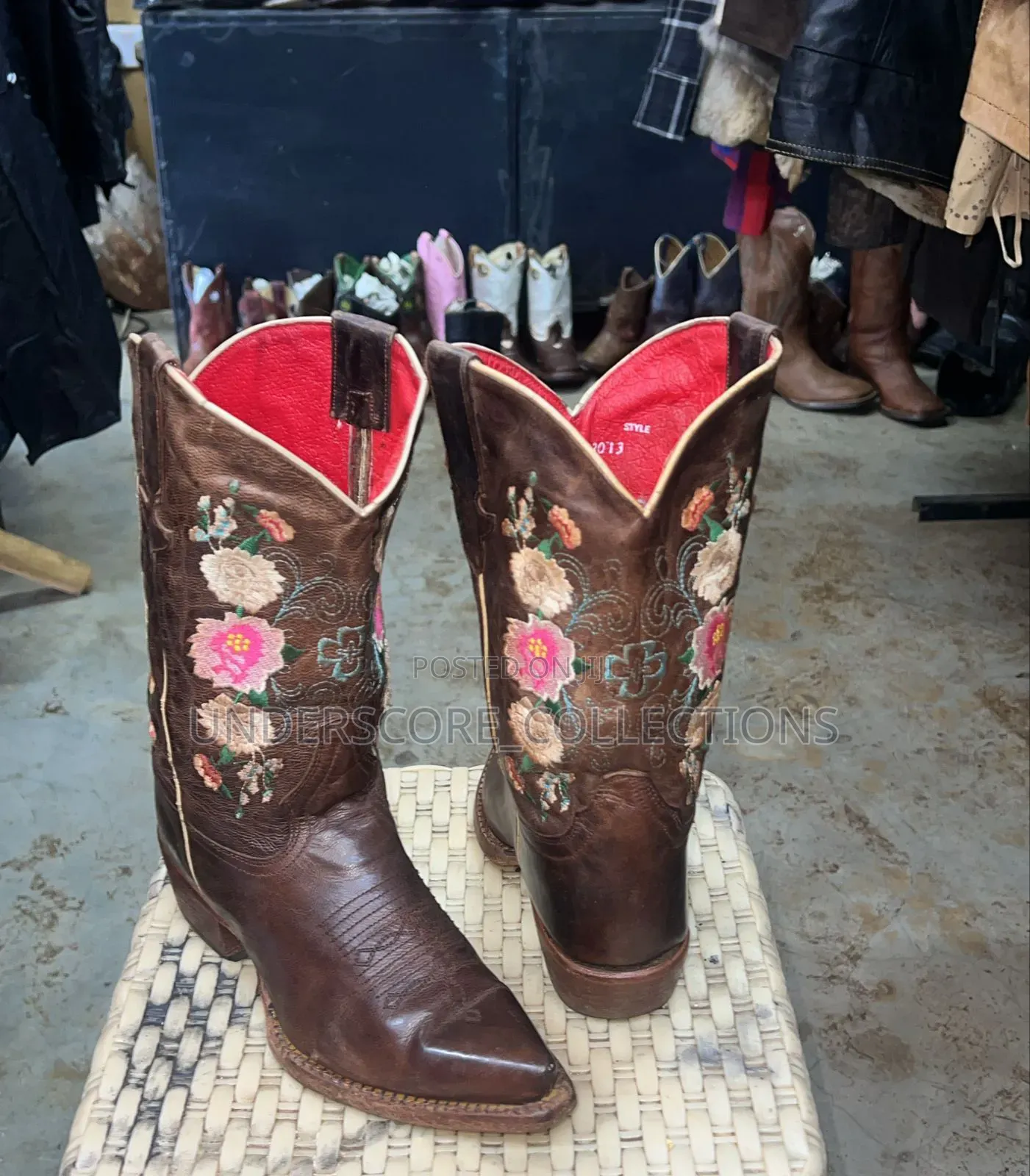 Girls Thrifty Multi-Coloured Cowboy Boots