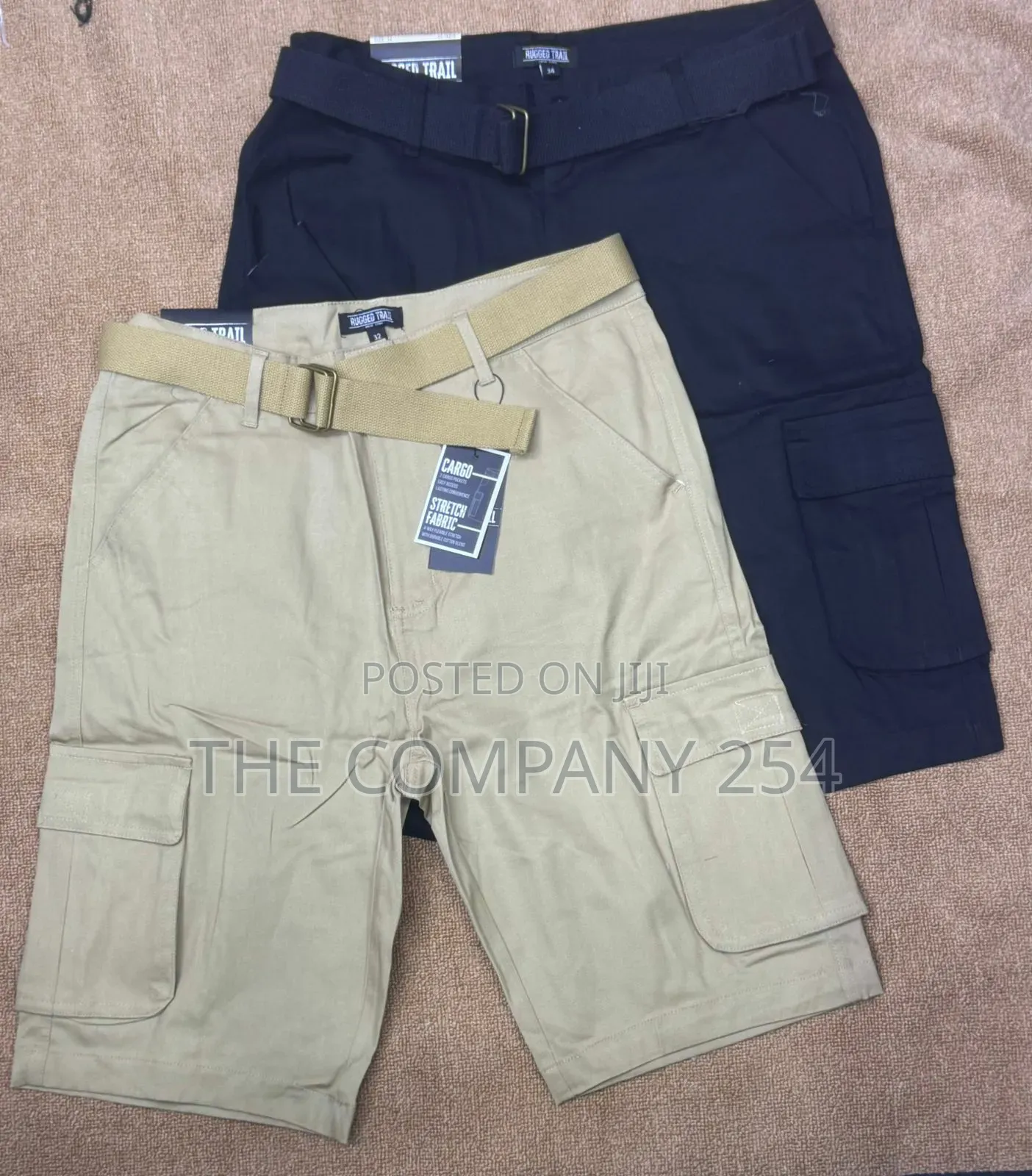 Quality Cargo Khaki Casual Plain Cargo Shorts