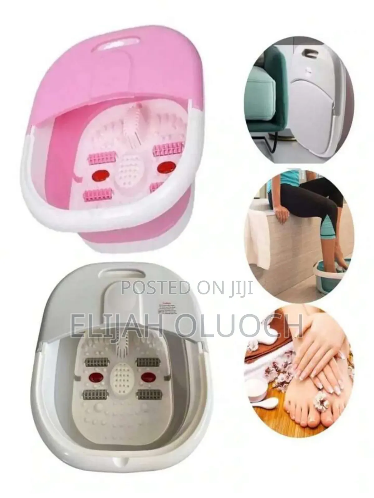 Portable Silicon Folding Electric Foot Bath Massage Machine