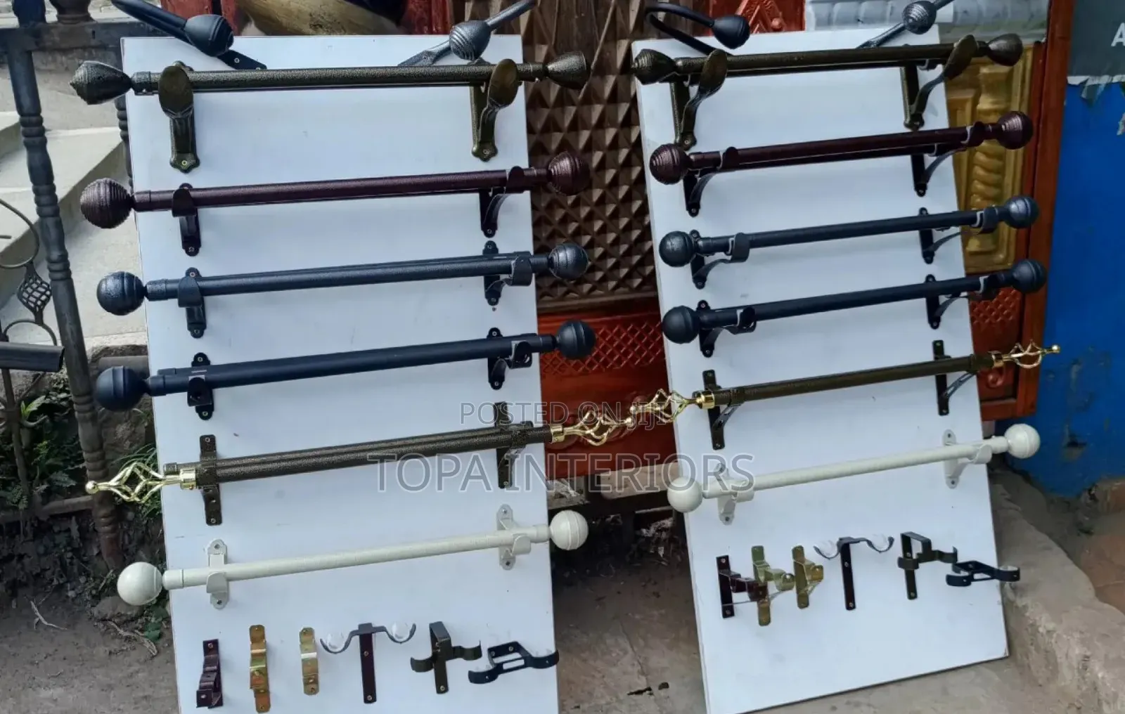 Strong and Durable Non Rusting Jua Kali Local Curtain Rods