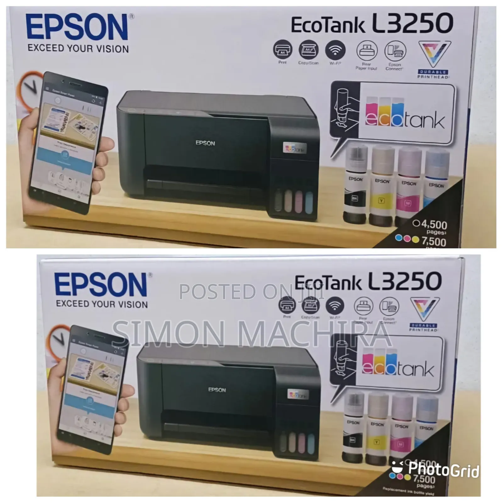 Epson Ecotank L3250 A4 Wireless Printer