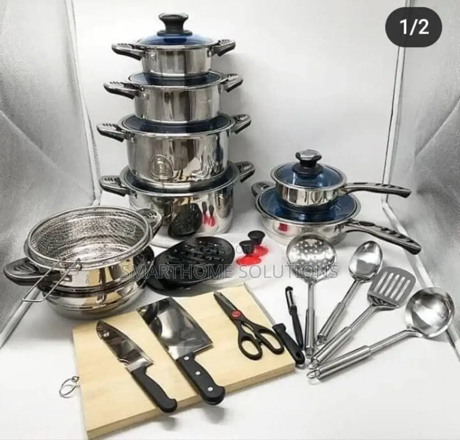 Marwa 30pcs Non Corrosive Staineless Best Cookware Set